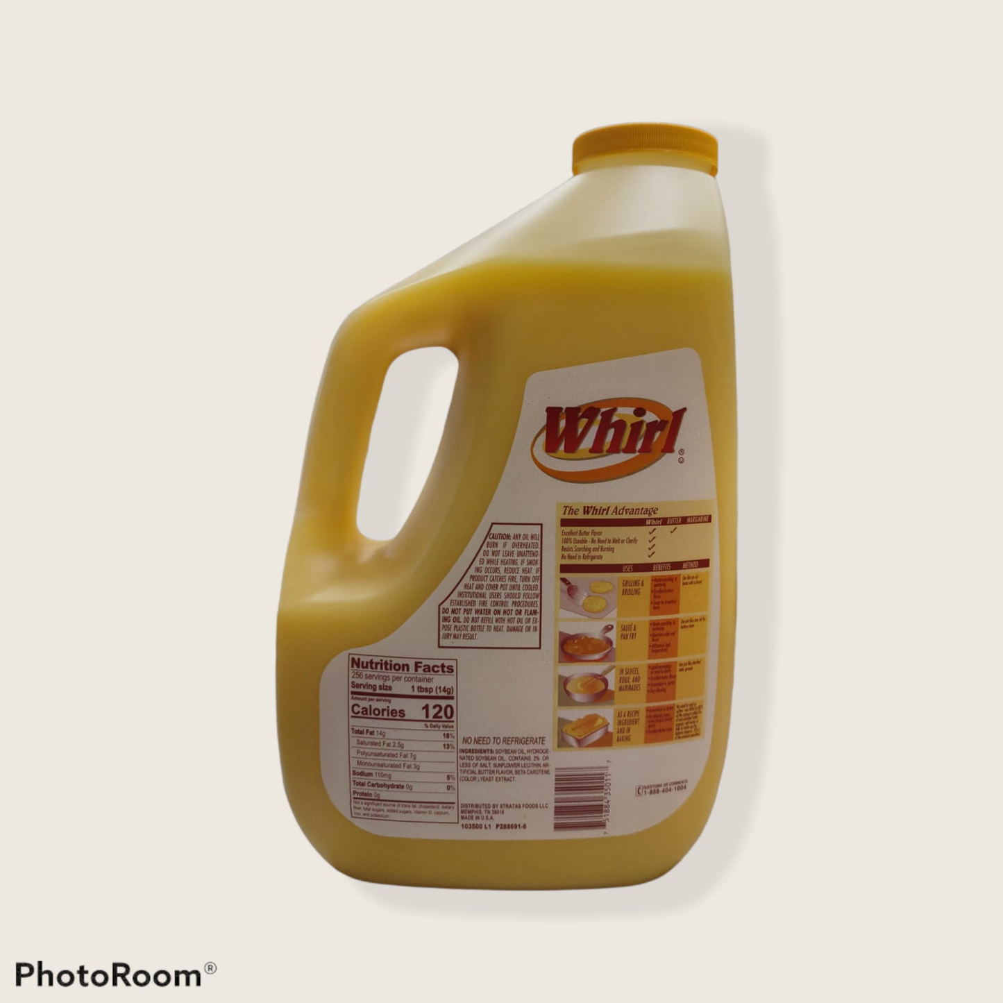 WHIRL Butter Flavored Vegetable Oil 3/1 gal